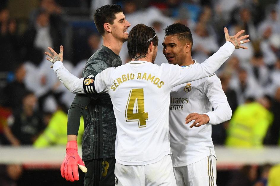 Sergio Ramos, Thibaut Courtois i Casemiro