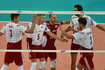 SIATKÓWKA FIVB MISTRZOSTWA ŚWIATA 2014 POLSKA SERBIA (Michał Winiarski Paweł Zagumny Mateusz Mika Paweł Zatorski Karol Kłos)