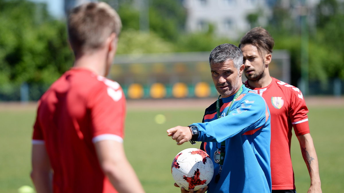 Gino Lettieri trener Korony Kielce