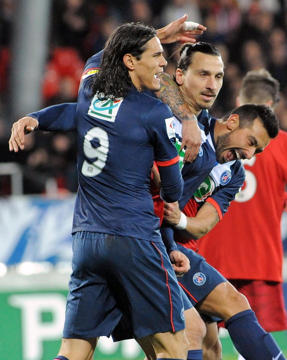 Edison Cavani, Zlatan Ibrahimović, Ezequiel Lavezzi