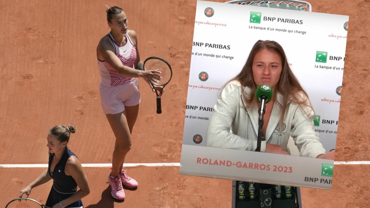 Aryna Sabalenka, Marta Kostiuk (w małym zdjęciu)