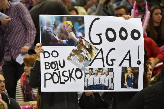 KRAKÓW TENIS FED CUP POLSKA ROSJA  (kibice)