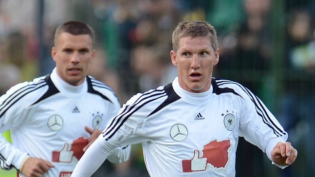 Lukas Podolski i Bastian Schweisteiger