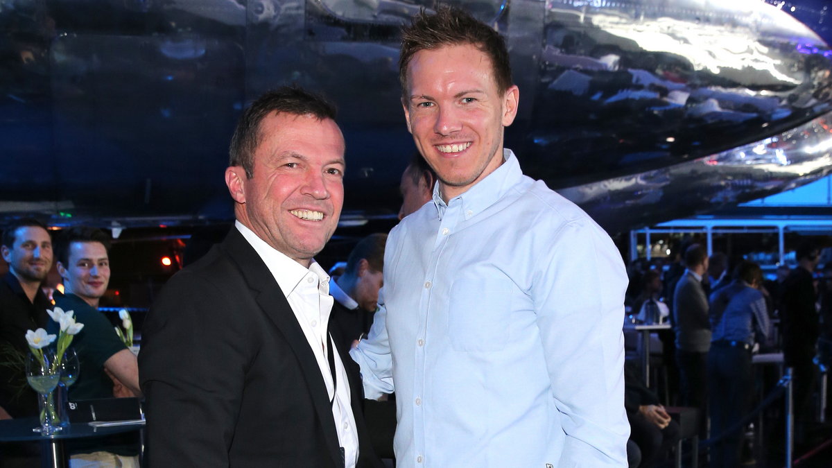 Lothar Matthaeus (L) i Julian Nagelsmann