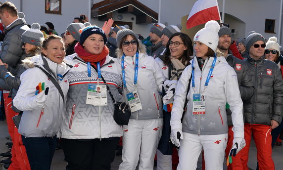 Powitanie polskich olimpijczyków w Soczi