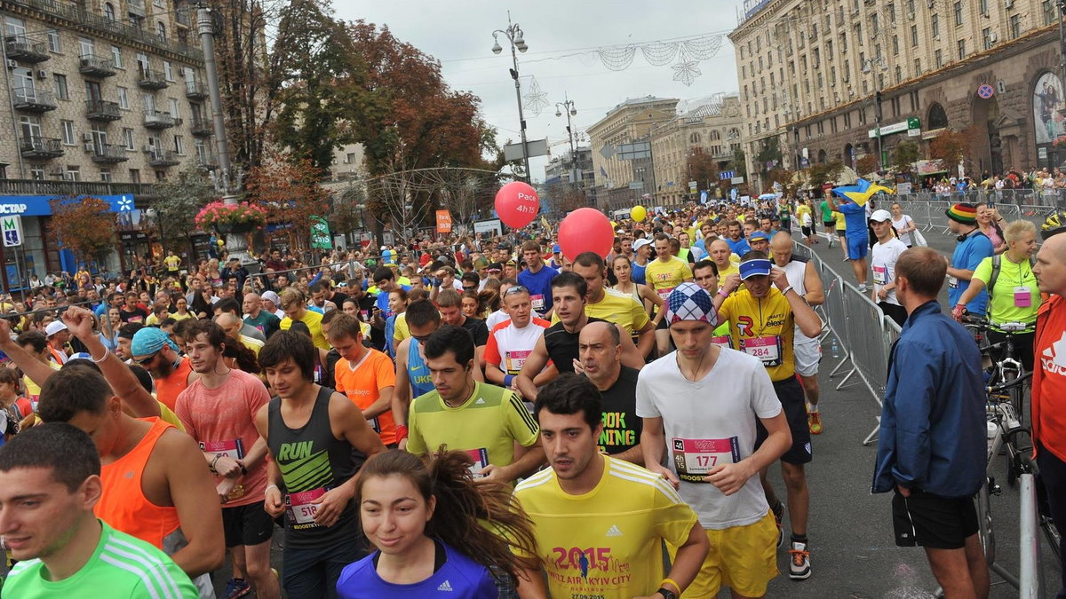 Co roku w Kijowie biega kilka tysięcy osób
