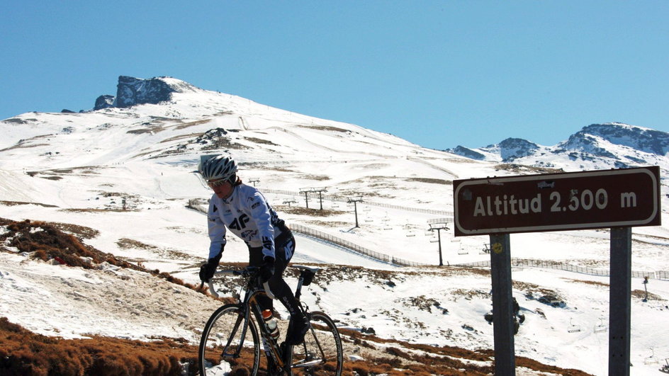 Paula Gorycka w Sierra Nevada