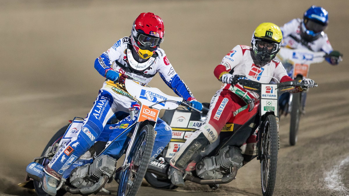 Piotr Pawlicki i Tai Woffinden w półfinale ligi w 2018 roku