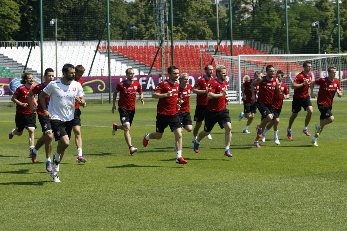 PIŁKA NOŻNA EURO 2012 TRENING CZECH