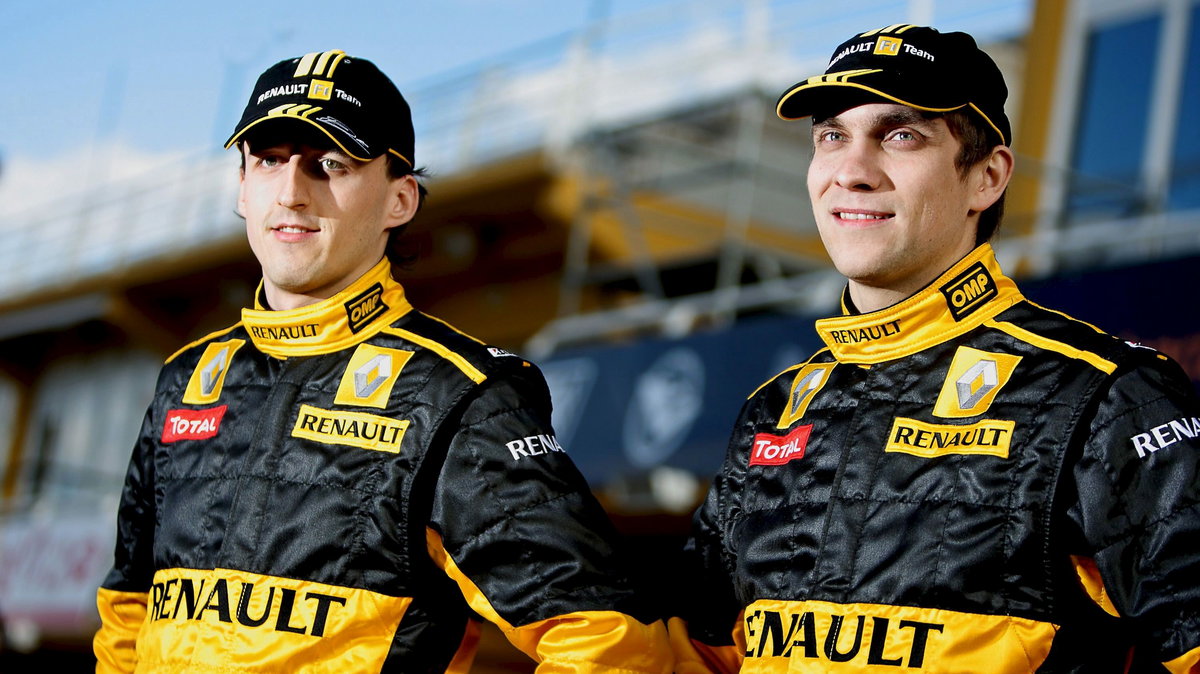 Robert Kubica (L) i Witalij Pietrow