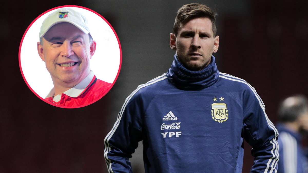 Michał Pol i Leo Messi