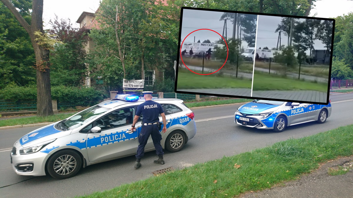 Policja i zajścia w Radłowie