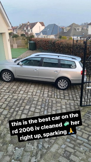 16-letni Volkswagen Passat Tyson'a Fury'ego (fot. tysonfury/Instagram)