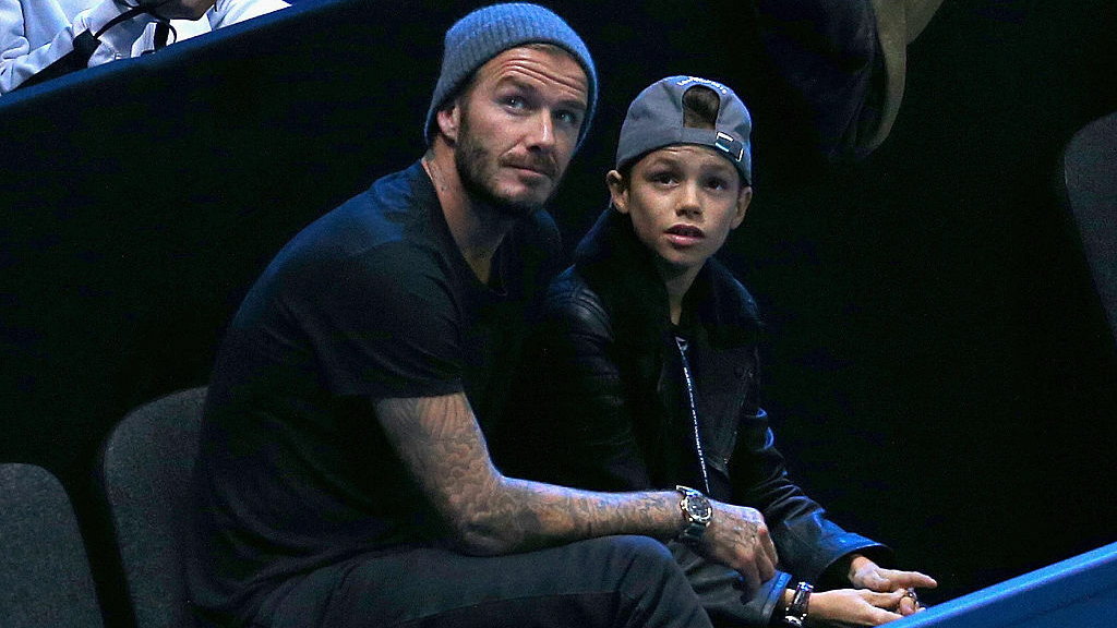 David Beckham i Romeo Beckham