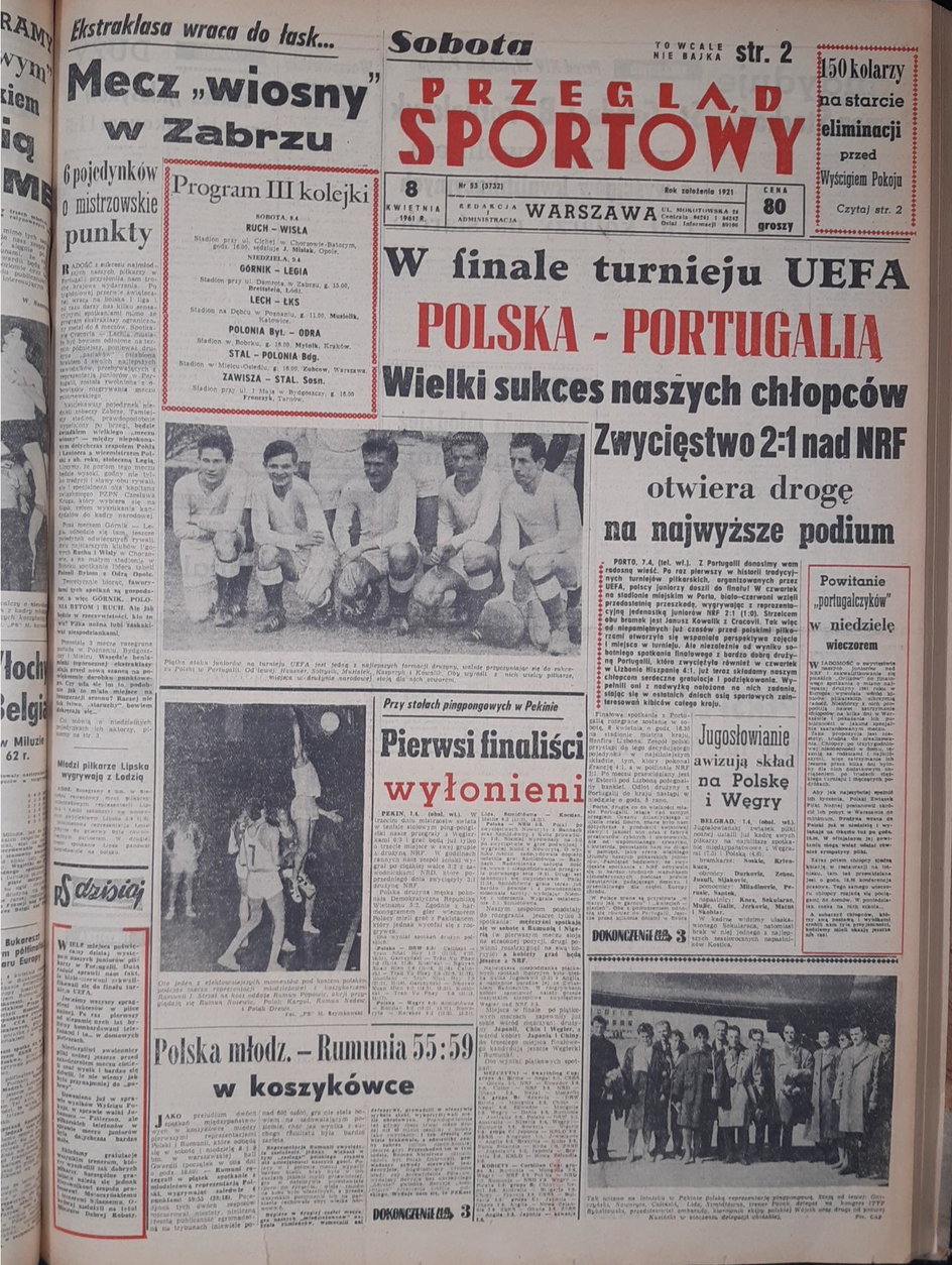 „Przegląd Sportowy” z 8 stycznia 1961 roku.