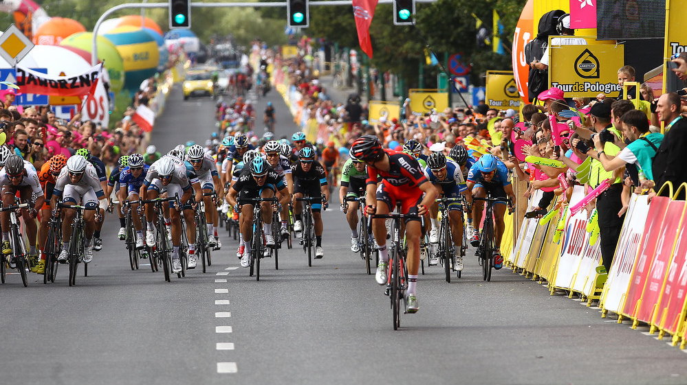 Kolarze podczas 70. edycji Tour de Pologne