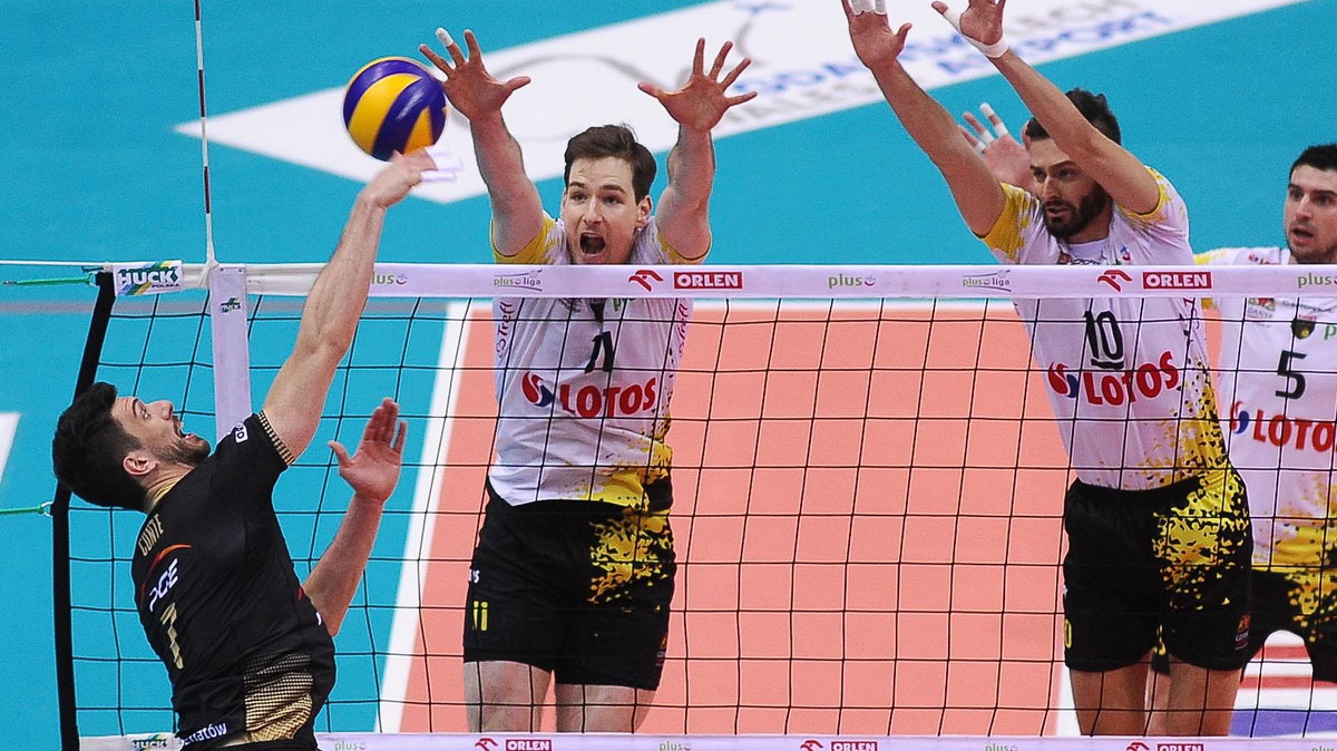 Mateusz Mika, Murphy Troy, Facundo Conte, Lotos Trefl Gdańsk, PGE Skra Bełchatów