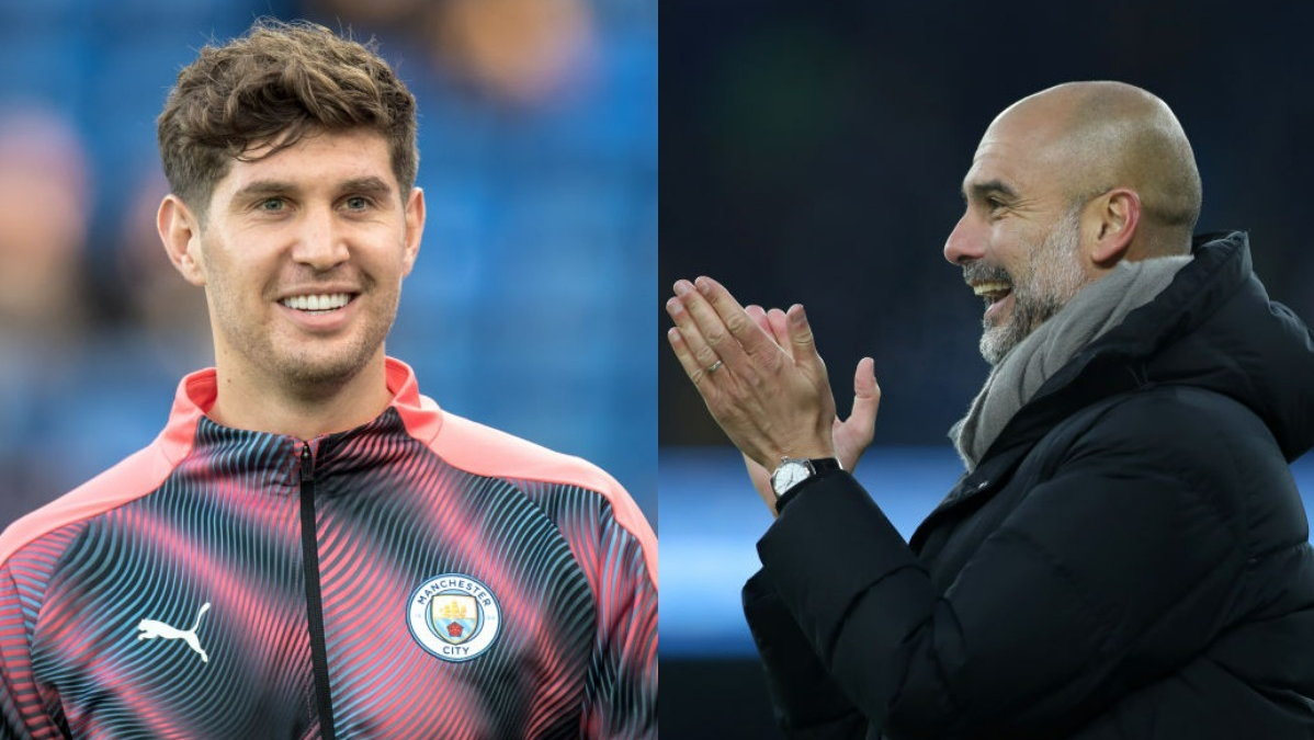 John Stones i Pep Guardiola