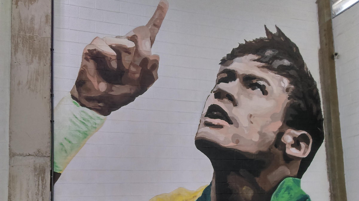 Neymar mural