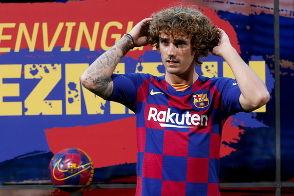 epa07717236 - SPAIN SOCCER BARCELONA (ANTOINE GRIEZMANN PRESENTED IN BARCELONA)