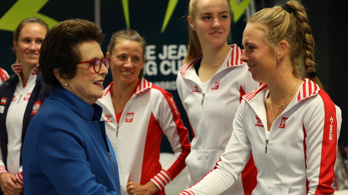 Spotkanie polskich tenisistek z Billy Jean King