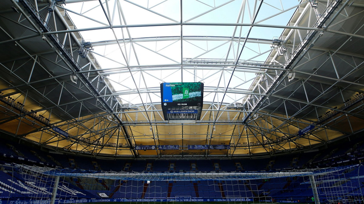 Pusty stadion Schalke 04 Gelsenkirchen