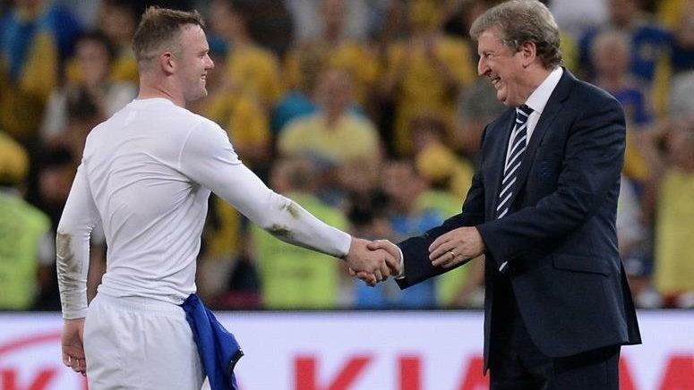 Wayne Rooney i Roy Hodgson