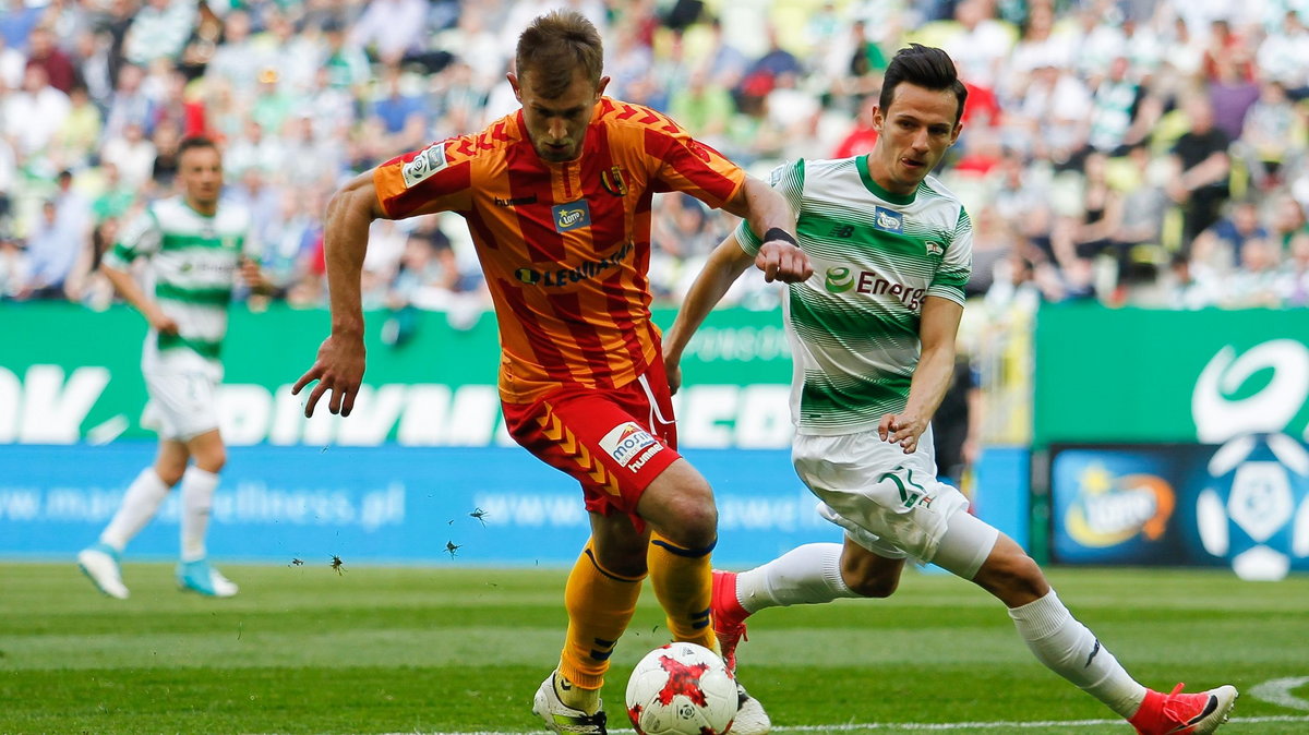 Pilka nozna. Ekstraklasa. Lechia Gdansk - Korona Kielce. 14.05.2017