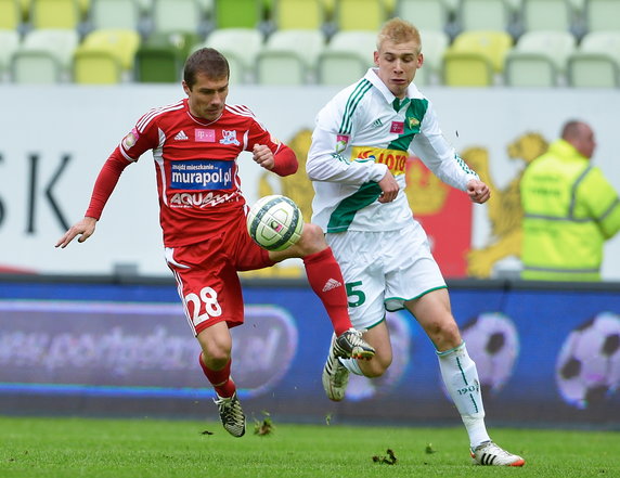 PIŁKARSKA EKSTRAKLASA LECHIA KONTRA PODBESKIDZIE