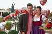 Anna i Robert Lewandowscy na Oktoberfest w 2014 roku