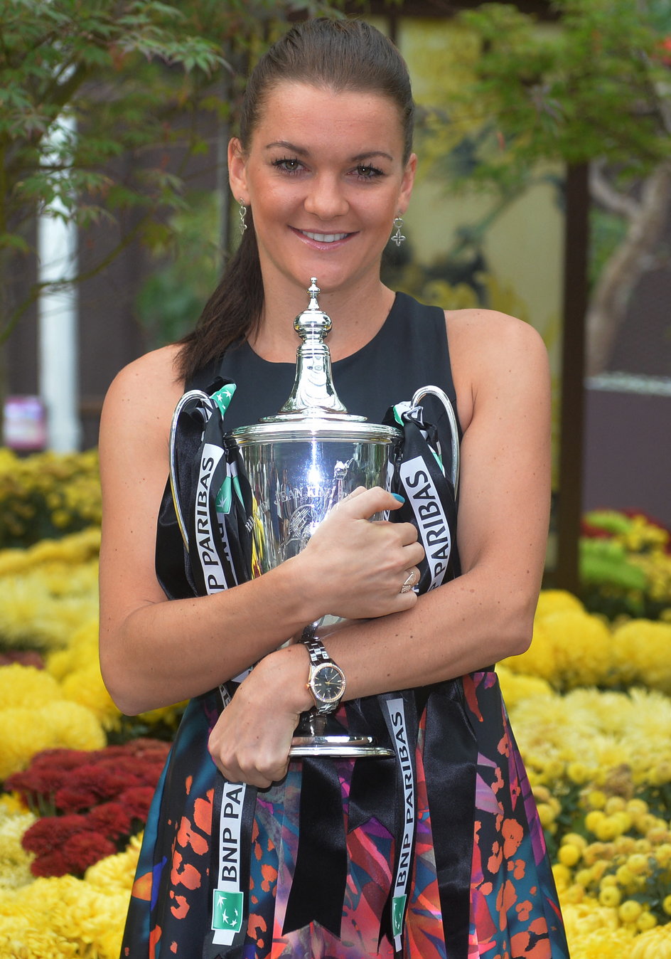 Agnieszka Radwańska wygrała w WTA Finals 2015 w Singapurze