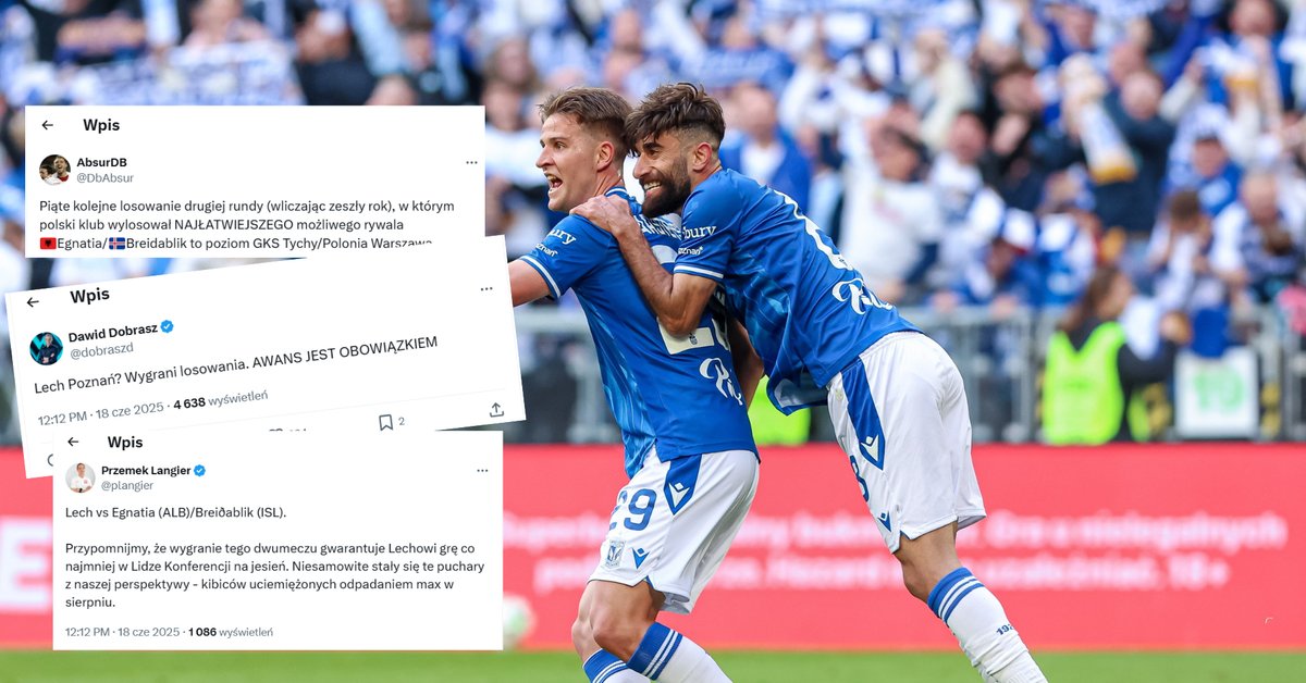 Gorąco po losowaniu Lecha Poznań w el. LM Już wydali wyrok