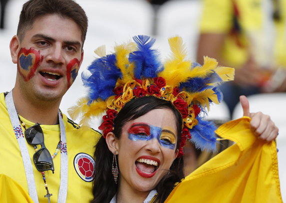 epa06837047 - RUSSIA SOCCER FIFA WORLD CUP 2018 (Group H Poland vs Colombia)