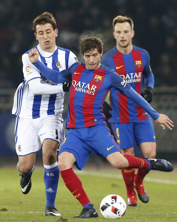 SPAIN SOCCER KING'S CUP (REAL SOCIEDAD VS. BARCELONA)