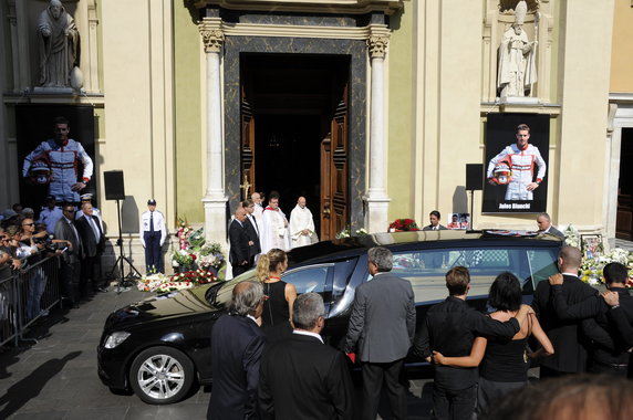 FRANCE FORMULA ONE BIANCHI (Jules Bianchi Funeral Service in Nice)