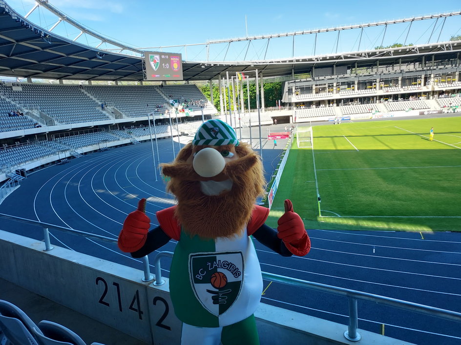 Basketball mascot, algirinis