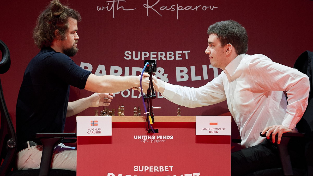 Magnus Carlsen i Jan-Krzysztof Duda