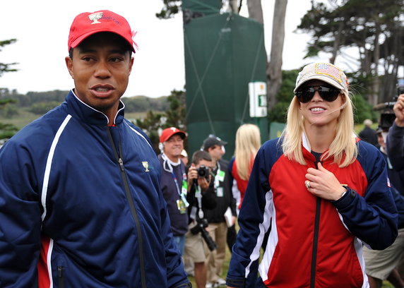 Tiger Woods i Elin Nordegren