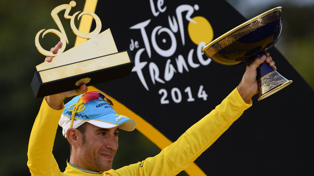 Zwycięzca Tour de France Vincenzo Nibali