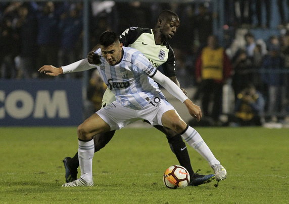 Gervasio Nunez w barwach Atletico Tucuman (2018 r.)