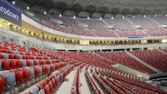 Stadion Narodowy nocą