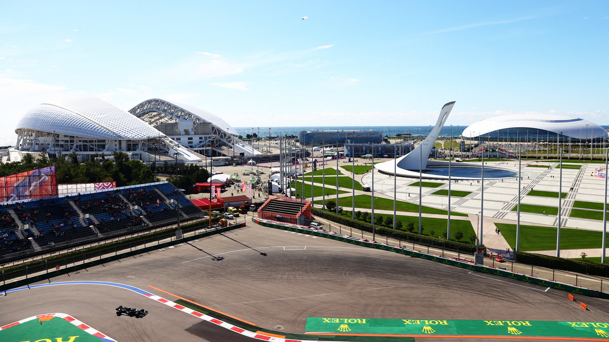 Rywalizacja na torze F1 w Soczi