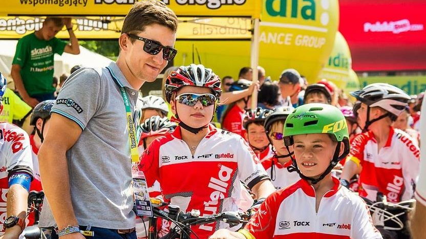 Michał Kwiatkowski na Nutella Mini Tour de Pologne