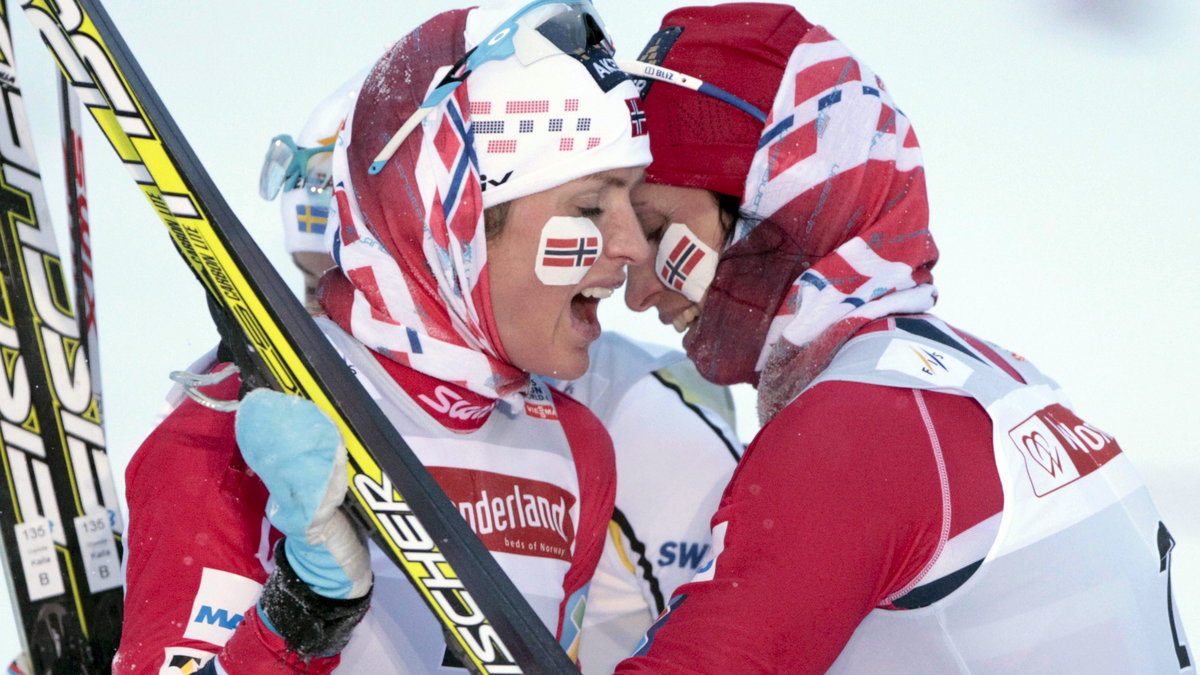 Therese Johaug i Marit Bjoergen