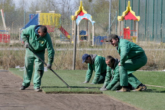 Budowa boisk dla reprezentacji Polski