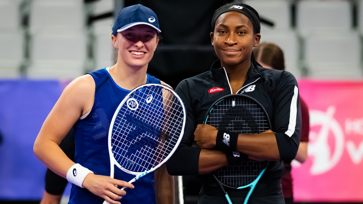 Iga Świątek i Coco Gauff