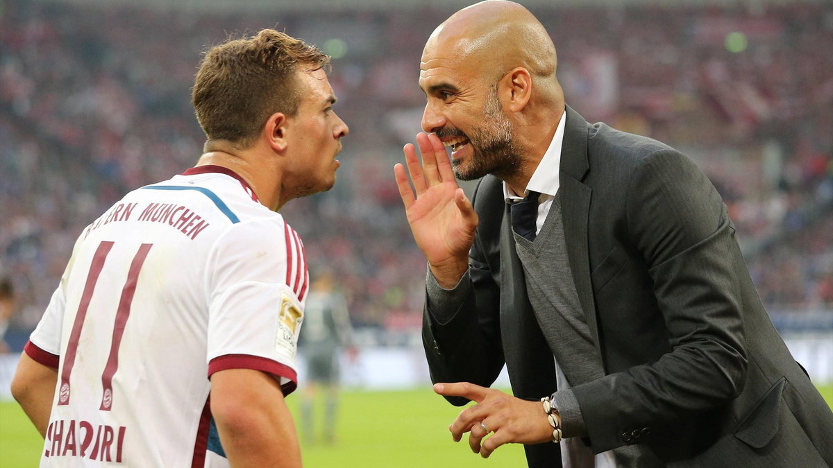 Xherdan Shaqiri i Josep Guardiola