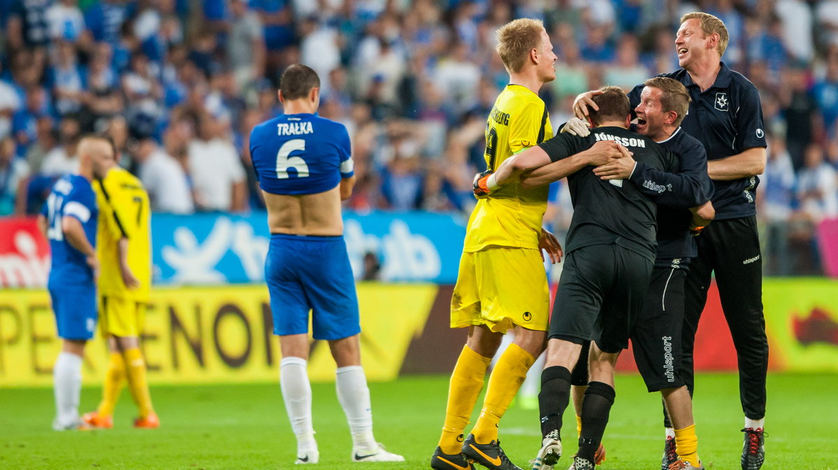 Kadr z meczu Lech Poznań - Stjarnan