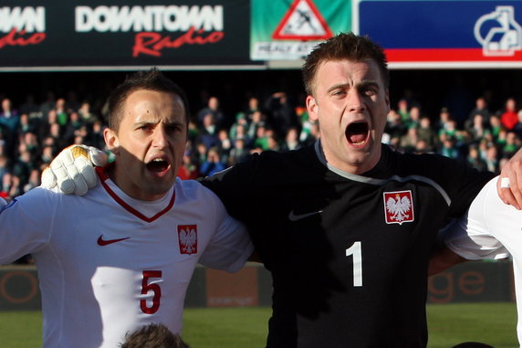 Od lewej: Dariusz Dudka i Artur Boruc