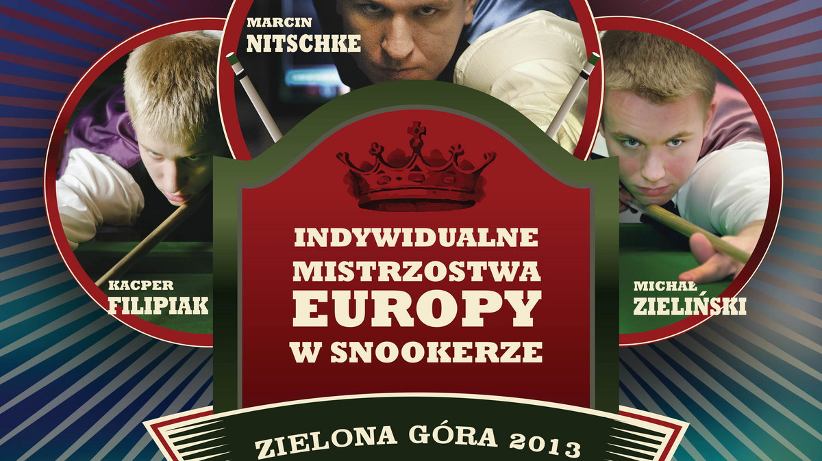 Snookerowe ME - oficjalny plakat turnieju